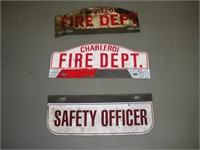 Fire Dept License plate Topper