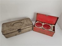 Vintage Hazard kit and tool box