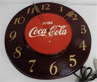 ORIGINAL 1950'S COCA- COLA SODA FOUNTAIN CLOCK
