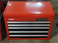 Craftsman - 5 Drawer Red Metal Toolbox