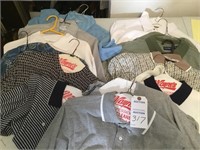 12 men's polo shirts (M & L)