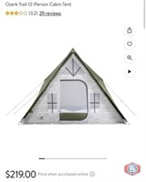 New (2 pcs) Ozark Trail 12-Person Cabin Tent