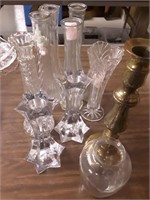 VASE AND CANDLE HOLDER LOT