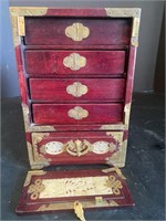 Vintage Asian Jewelry Box