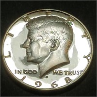 1968-S Kennedy Half Dollar Proof - 40% Silver