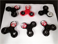 New Lot of 6 Fidget Spinners