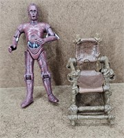 Star Wars 2006 C3PO Throne & 2003 R3PO