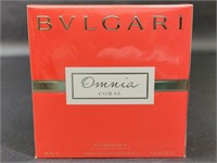 New Bvlgari Omnia Coral Perfume Satin Pouch