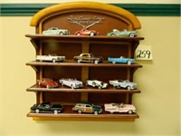 The Classic Cars Of The 50's Display Shelf w/ Cars