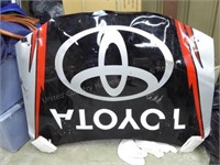 Toyota race car hood (signed)