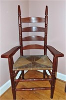 Woody's Chair Shop Ladder Back Chair & Magazine