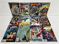 LOT OF (12) SUPERMAN COMIC BOOKS
