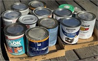 Quart Cans of Paint and Stain