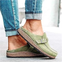 Slip-On Sandals / Slippers -Walking Shoes - Green