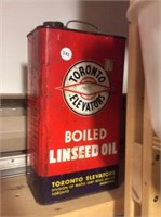 Full Can Of Linseed Oil