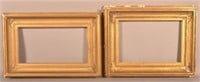 Two Similar 19th Century Gilt-Molded Picture Frame