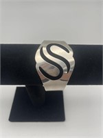 Sterling 925 Cuff Bracelet - Mexico - 6”