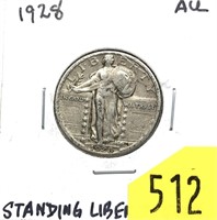 1928 Standing Liberty quarter