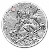 2022 South Korea 1 Oz Silver Zi:sin Tigris Bu