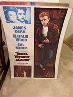Vintage James Dean " Rebel Without A Cause" Poster