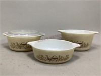 Pyrex Forest Fancies Casserole Dishes