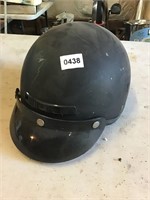 DOT half motorcycle helmet. Size Large