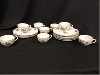 Vintage Tea Cup and Snack Plate Sets