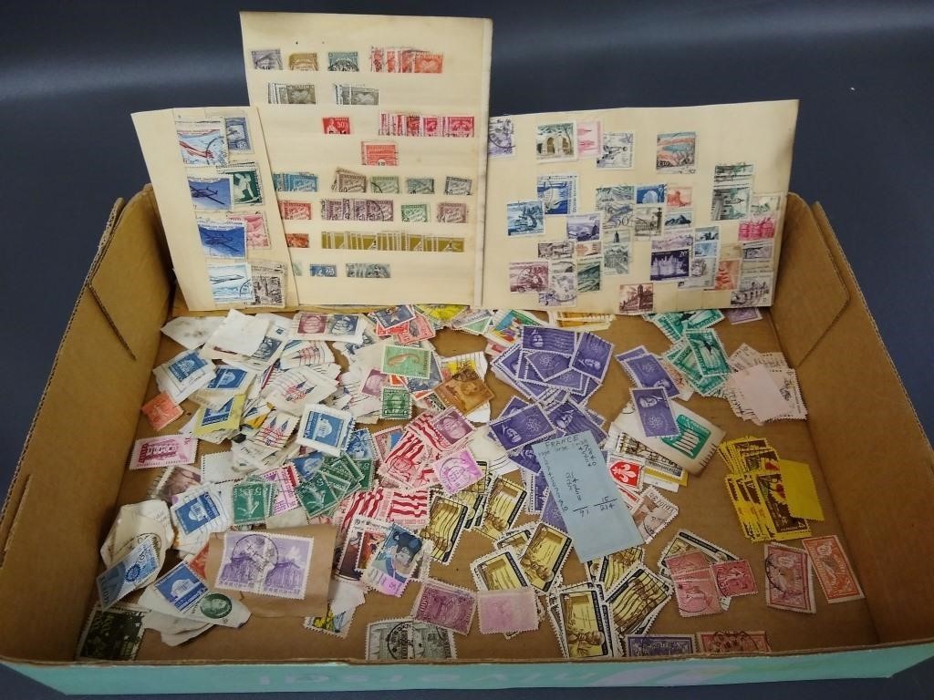 Variety hundreds of Vintage Stamps Collection