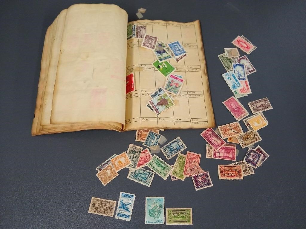 200+ Vintage Lebanon and Liban Stamps