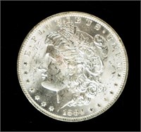 Coin 1884-O Morgan Silver Dollar-BU