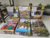 6 Cnt Jigsaw Puzzles - all new / never opened