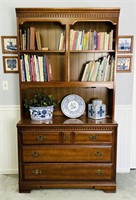 Bassett Dresser with Bookshelf Top, matches #67,