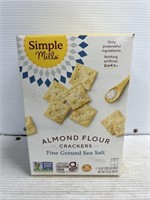 Simple Mills almond flour cracker with sea salt