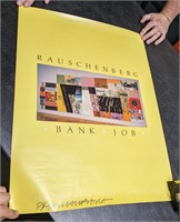 Rauschenberg Bank Job Poster