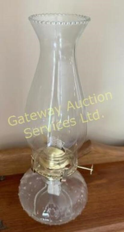 Coal Oil Lamp 13" H