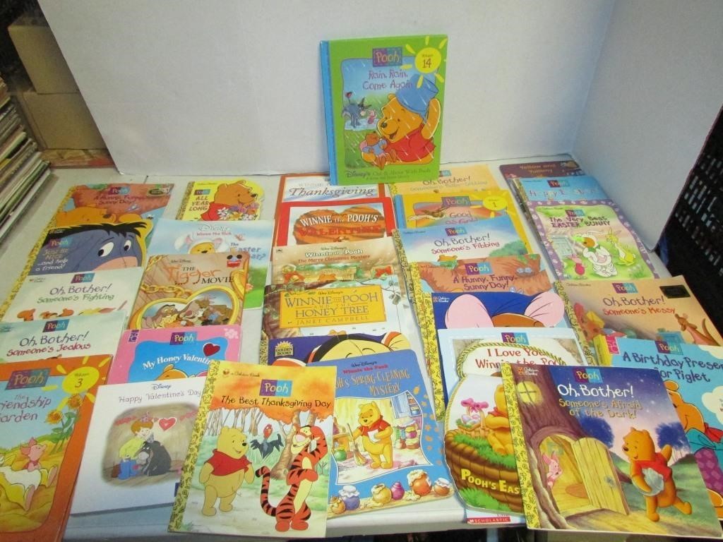 Huge lot of Disneys Winnie the Pooh Kids Books