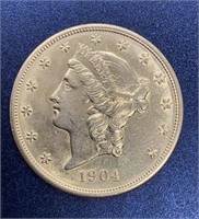 1904 Liberty Head $20 Gold Coin
