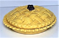 Ceramic Blueberry Pie Plate