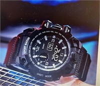 Men's Trendy Fashion Luminous Stopwatch Date Elech