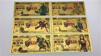 Zelda Collectible Gold Bills