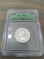 1962 PR 70 Silver Quarter