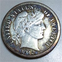 1912-S Barber Dime High Grade