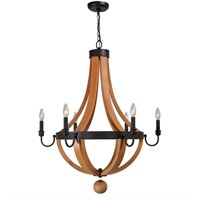 Taylor 6-Light Indoor Chandelier in Rust