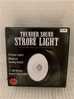 (2x bid) Thunder Sound Strobe Light