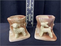 Vintage Lamb & Fawn Ceramic Planters