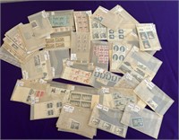 Assorted 1970’s Plate Block Stamps