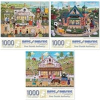 Bits and Pieces - 3 x 1000 Piece Puzzles