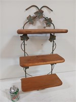 Iron & wood shelf