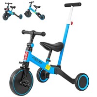 E7865  Arcwares Toddler Tricycle, 5 in 1, Blue