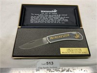 Vintage Winchester Art Of Chokin Pocket Knife